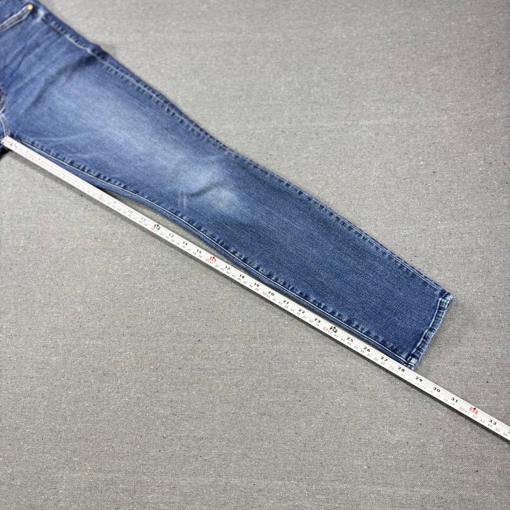 MOTHER High Waisted Looker Jeans Women 26 Blue Teaming Up Skinny Denim 1221-104 - Picture 9 of 10